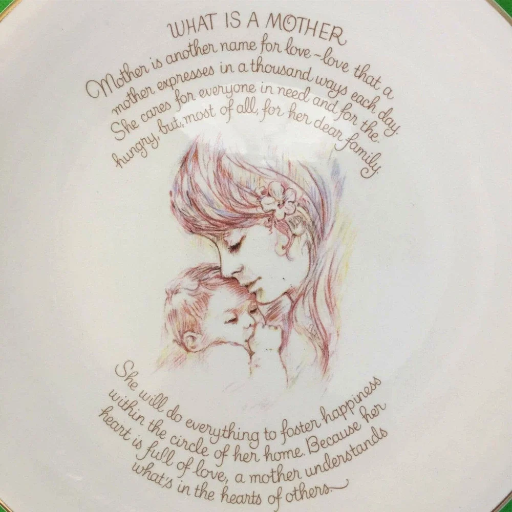 Vintage Staffordshire England Porcelain Plate 